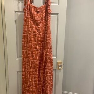 Red Button-Down Sundress